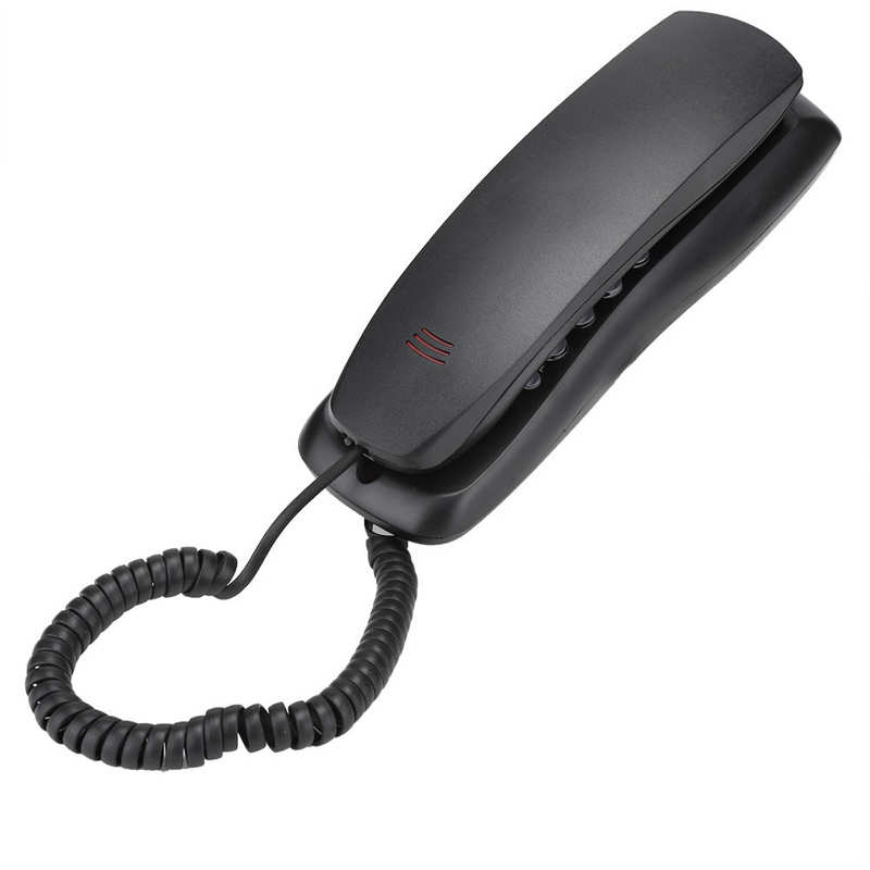 Vaste Telefoon Wandmontage Telefoon Desktop Vaste Bedrade Telefoons Re-Dial Pauze Mute Functie Voor Home Office Hotel Mini telefoon