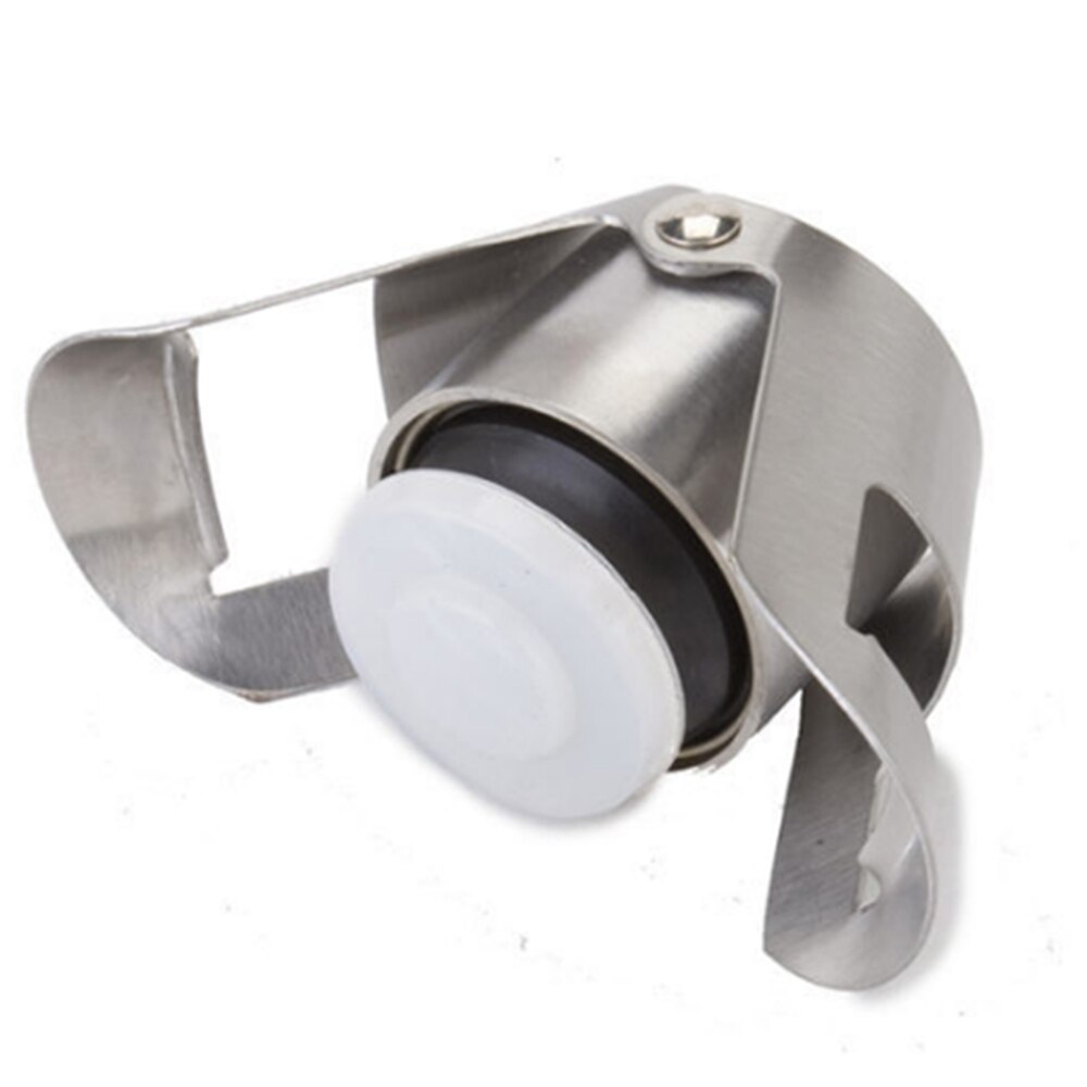 Stainless Steel Champagne Bottle Stopper Sparkling Grape Wine Bottle Plug Vacuum Sealer Bottle Liquor Flow Stopper Cap Bar