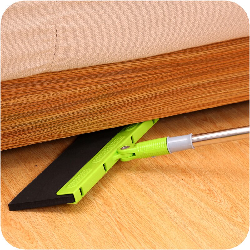 Magic Broom Sweep Dust Hair Bathroom Wiper Broom Rotate Connector Rubber Mop Cleaning Tool 180-degree rotating blade clean sweep