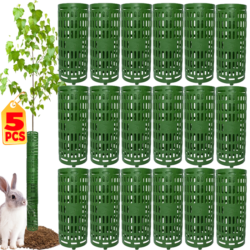 Tree Trunk Protector Adjustable Plant Protection Fence Anti Chewing Tree Wraps Fence with Twist Ties Home Garden Accessories