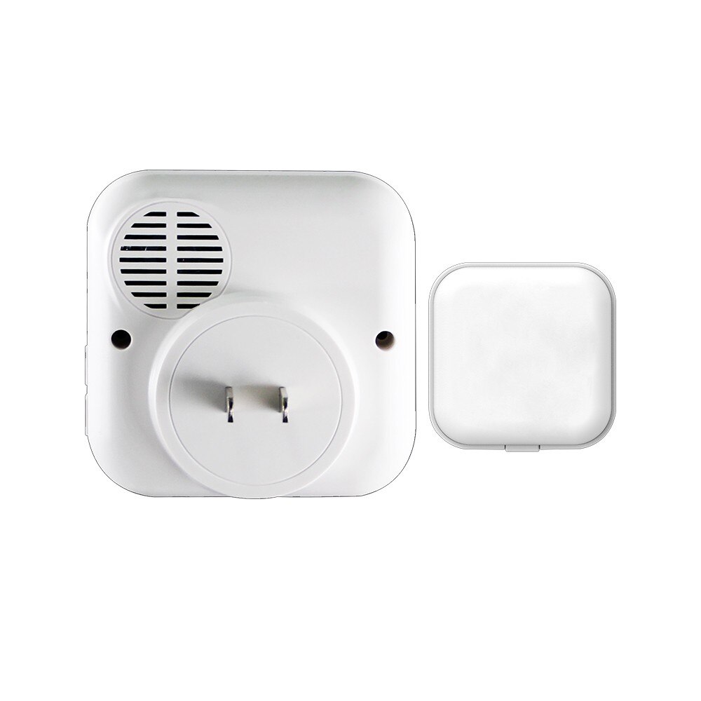 DIGOO DG-PJ16R 433MHz Plug-in Wireless Doorbell Kit 36 Melodies Chime 8 Volume Adjustment 1 Button 1 EU/US Plug Receiver: US PLUG