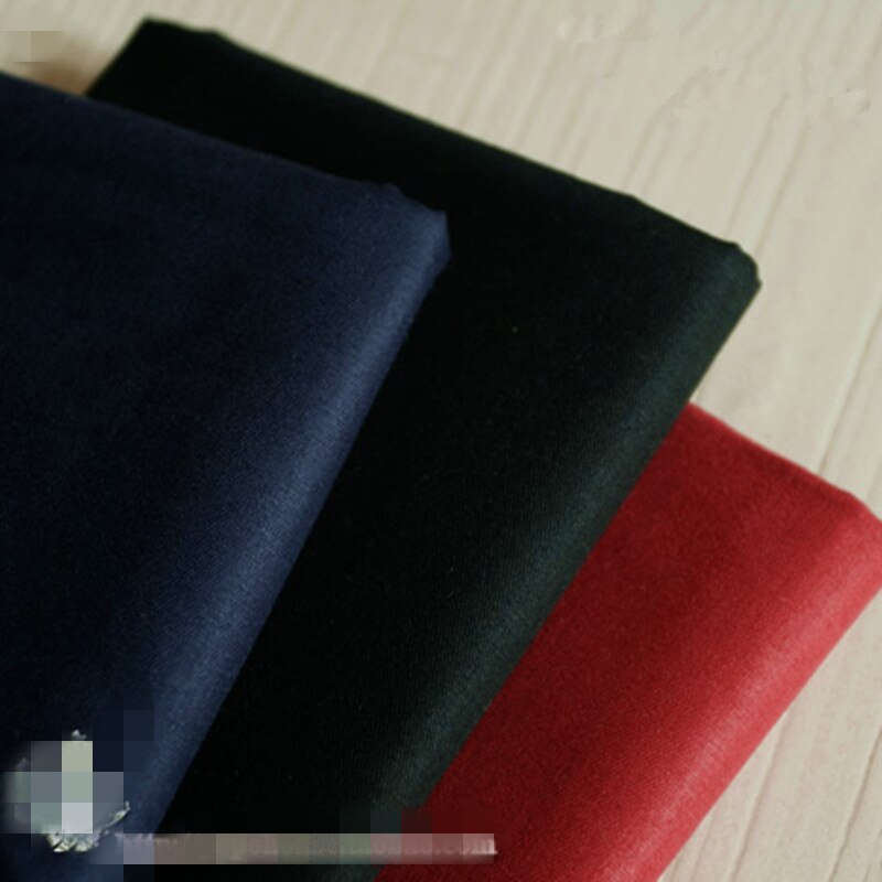 160cm * 50cm marineblauwe effen % katoen stof DIY beddengoed quilten kleding jurk patchwork stof kids handwerk gordijn decor doek