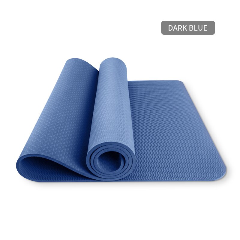 Yoga Mats Widened Thickened Thickness Non-slip 1830*610*6mm Pilates Home Exercises Gym Sports Extra Mat Tasteless Fitness Pad: sku8