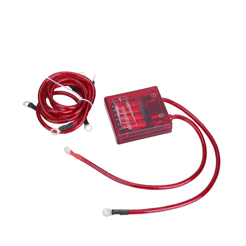 Power MEGA Raizin Voltage Volt Stabilizer Regulator Fule Saver W/3 Aardedraad 12 volt universele voor auto's, vrachtwagens