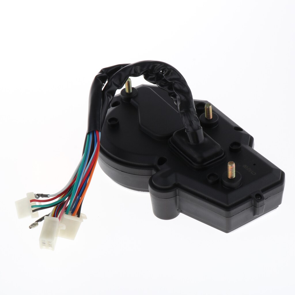 12V Motorcycle LCD Speedometer Odometer Tachometer Gauge 1-6 Gear Display
