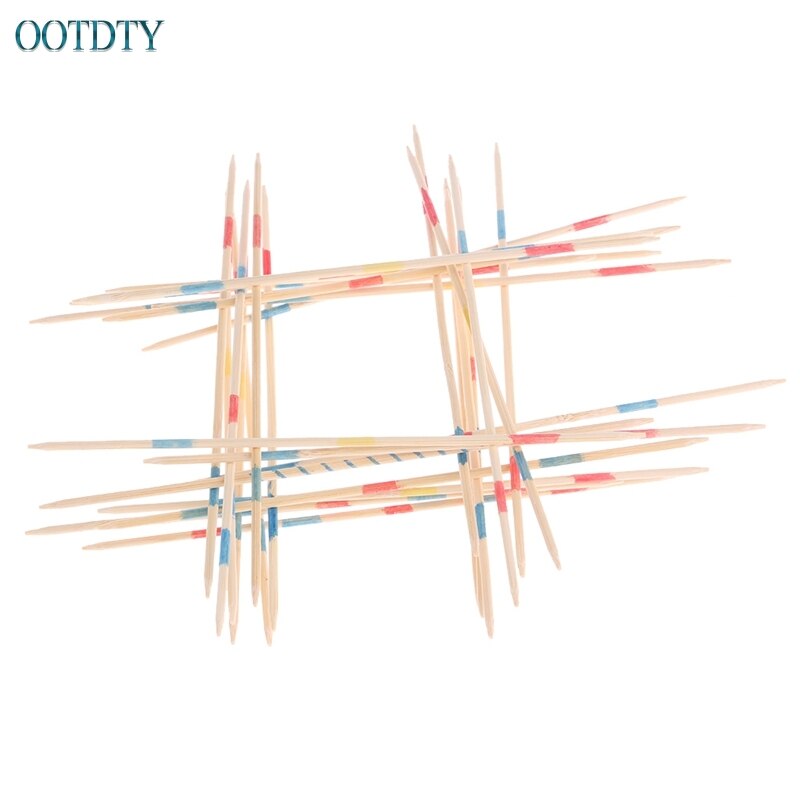 1 Set Traditionellen Mikado Spiel Holz Pick Up Sticks Set Traditionellen Spiel Mit Box Spielzeug #330