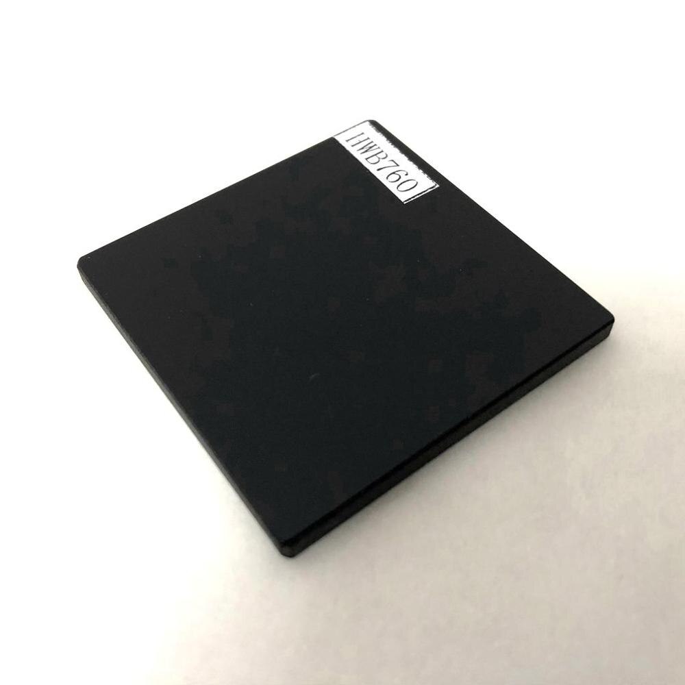 50x50mm optical 760nm ir pass filter HWB760