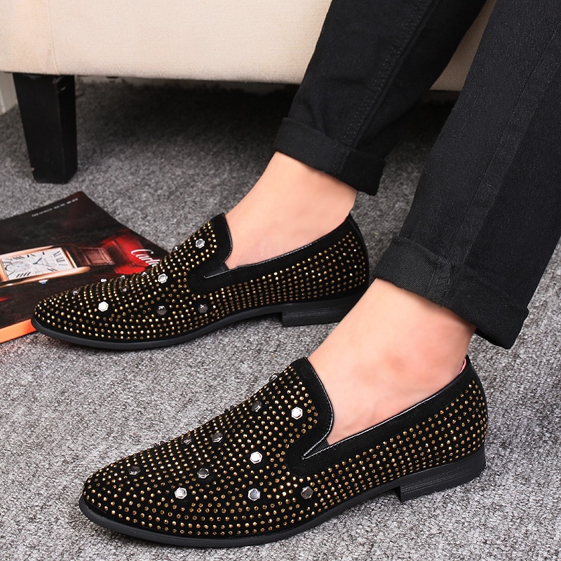 italian glitter loafers men coiffeur wedding dress formal shoes men party shoes men classic