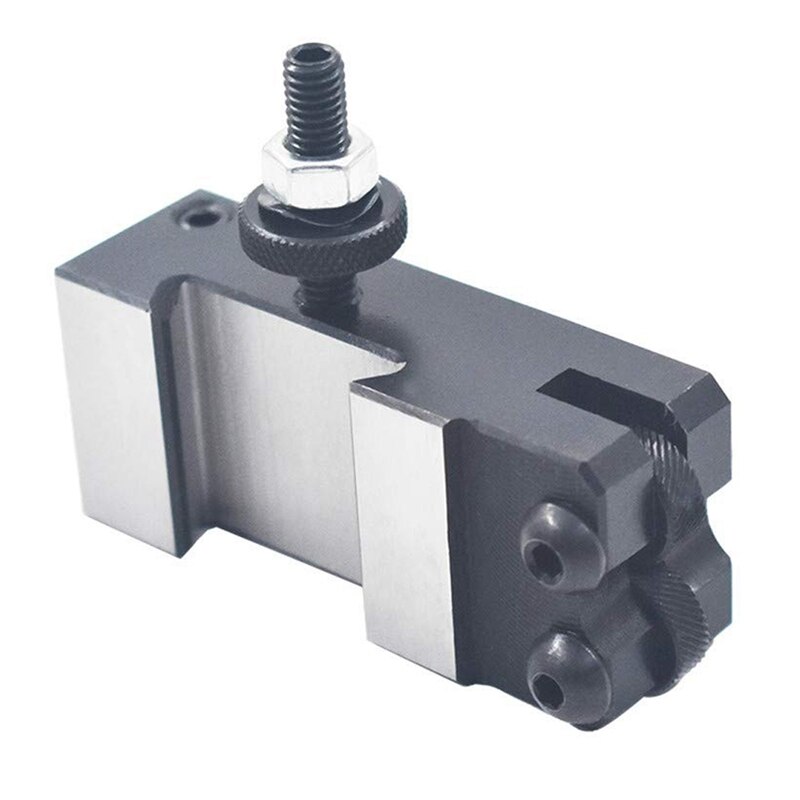 Tool Post Holder Steel Quick Change Tool Post 250-010 Mini Lathe Tool Post and Holder Kit Lathe Accessory