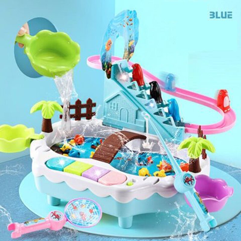 Maglev Track Fish Toy Set Children's Fishing T... – Grandado