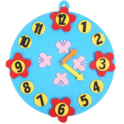 Prévisions météorologiques de la maternelle, horloge météo, pas de tissage, Puzzle, éducation précoce, Kit d'artisanat, bricolage: 2