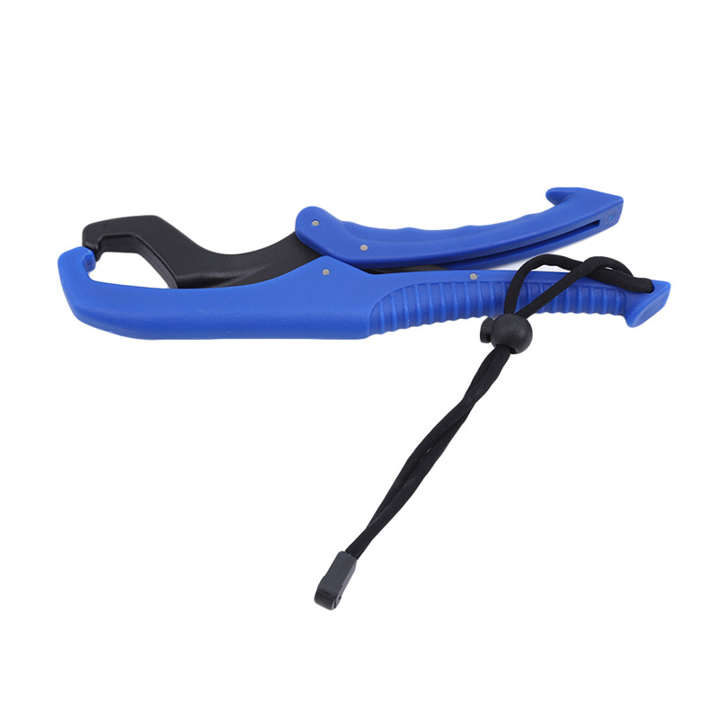 6/9 Inch Practical Fish Catch Tool Fishing Lip Grip Floating Clamp Holder Pliers Controller Fishing Tools: blue 9in