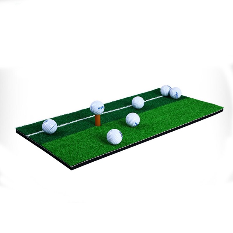 Indoor Golf Mat Training Hitting Pad Practice Rubber Grass Mat Backing Green Golf Training Tools Backyard 30x60cm