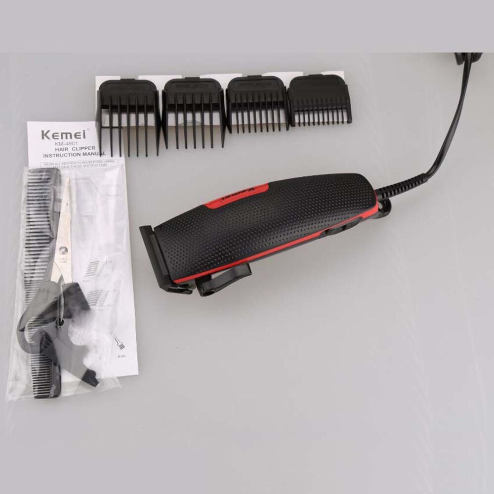 Kemei km -4801 oplaadbare tondeuse elektrische tondeuse voor heren tondeuse haartrimmer haarknipmachine kapper