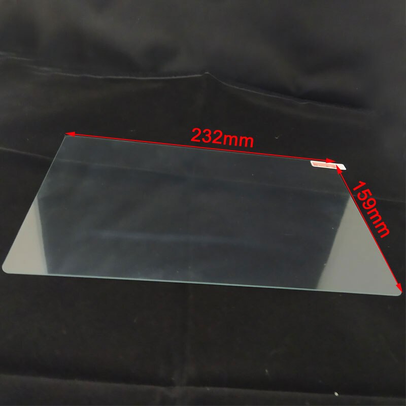 Myslc Universal Tempered Glass Film Screen Protector for 10" 10.1" inch tablet: 232x159mm