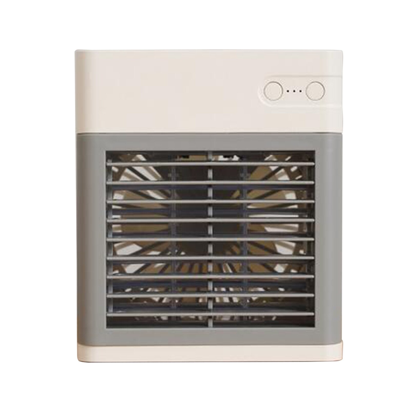Portable Air Conditioner Rechargeable Evaporative Multifunction Summer Cooling Humidifier Purifier Air Conditioner Fan Cooler: White