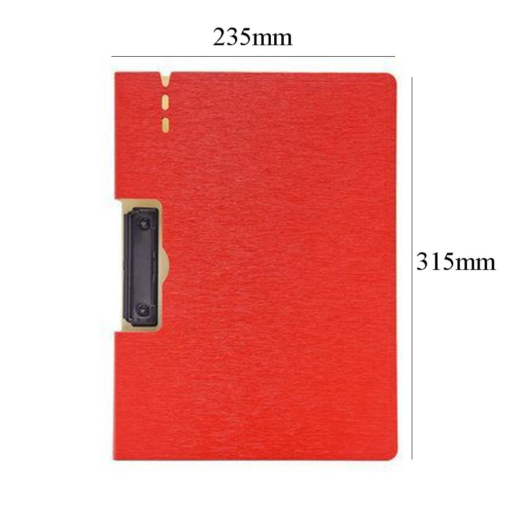 A4 plast clipboard bærbar arkivmappe clipboard med krog tegning skriveblok clip board kontorartikler elevpapir