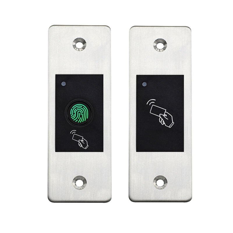 Metal IP66 Waterproof Embedded Biometric Fingerprint Standalone Door Access Control System RFID Access Control Smart Lock