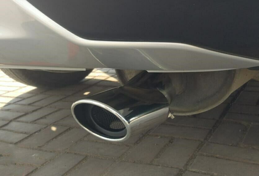Silenciador de escape trasero de acero inoxidable, tubo de punta para Honda CRV CR-V
