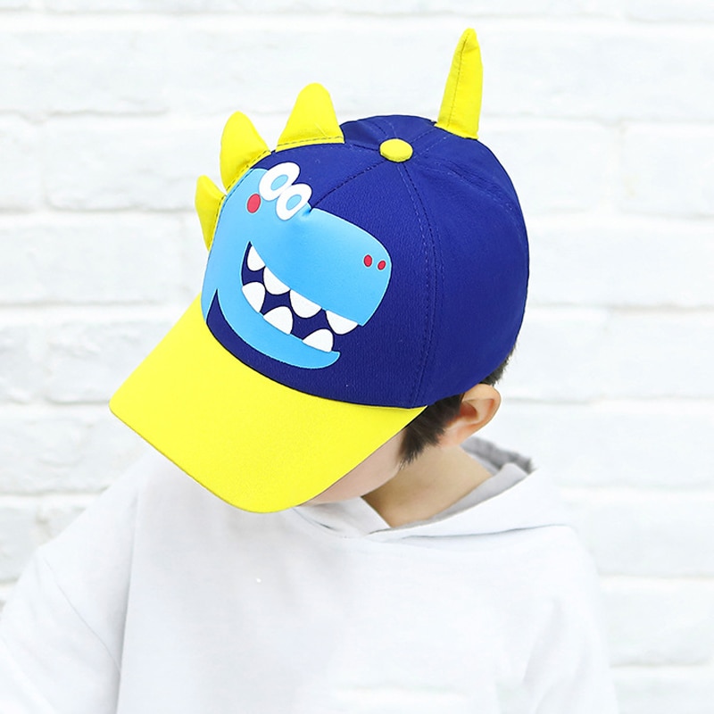 Lente Zomer Baby Hoed Cartoon Dinosaurus Kids Jongens Baseball Cap Ongedwongen Outdoor Kinderen Snapback Hoed