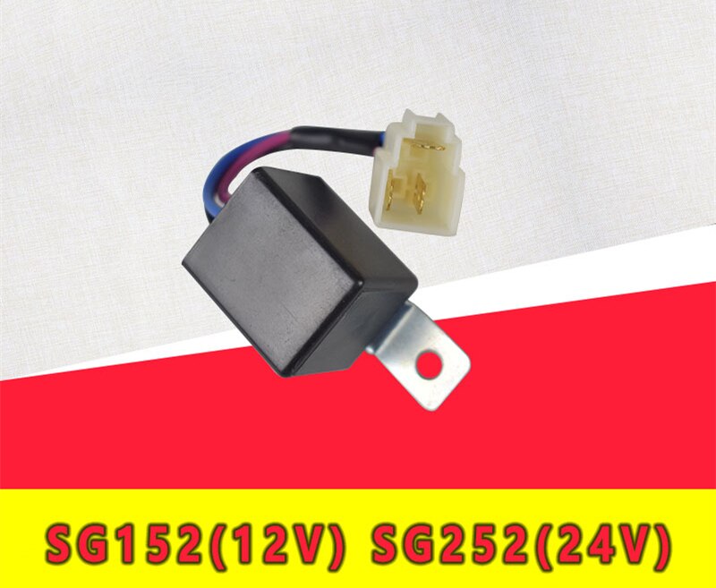 Forklift electronic flasher turn signal flasher relay SG152 with wire 12V24V accessories