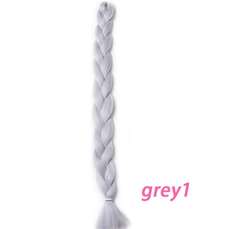 VERVES Vlechten Haar een stuk 82 inch Synthetische Warmte Fiber braid 165 g/stuk pure kleur gehaakte Jumbo Vlecht Hair Extensions