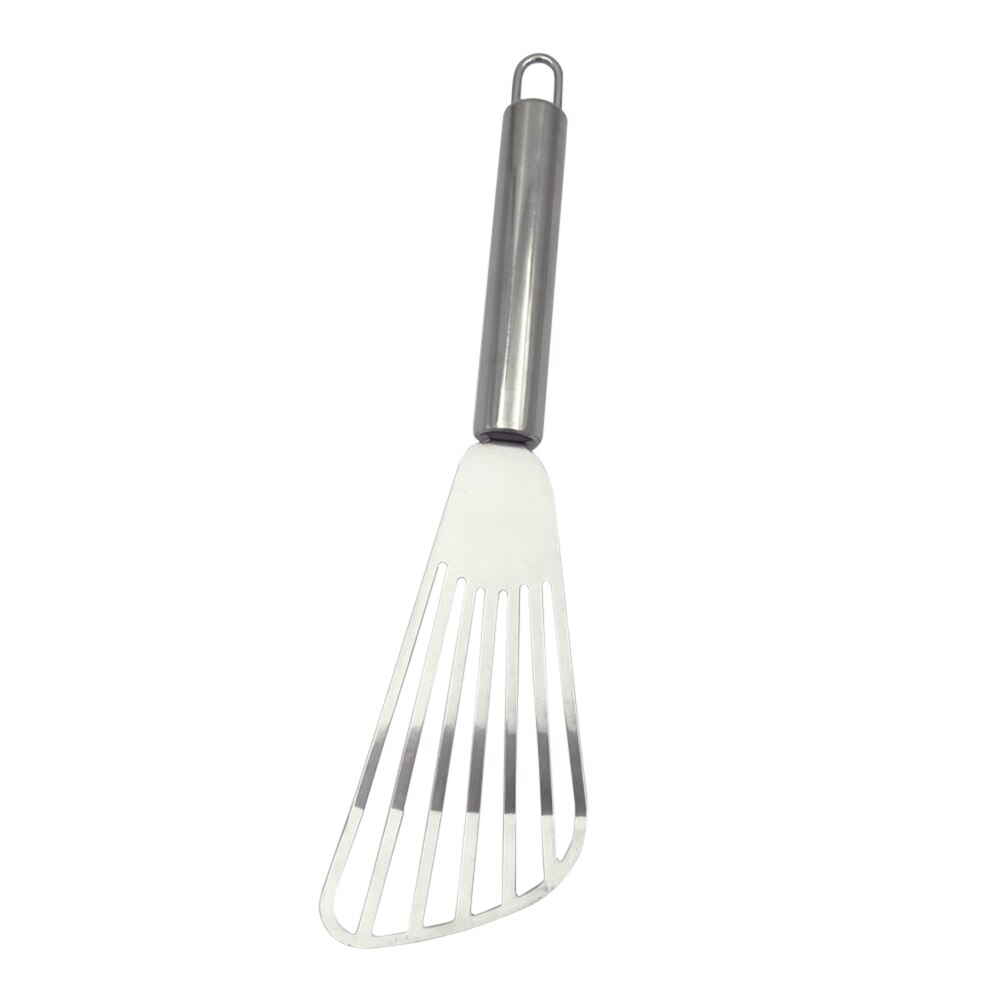 Håndholdt slikkepott rustfritt stål flerbruks slisset tynn fisk varmebestandig ikke-pinne steking grilling kokekar