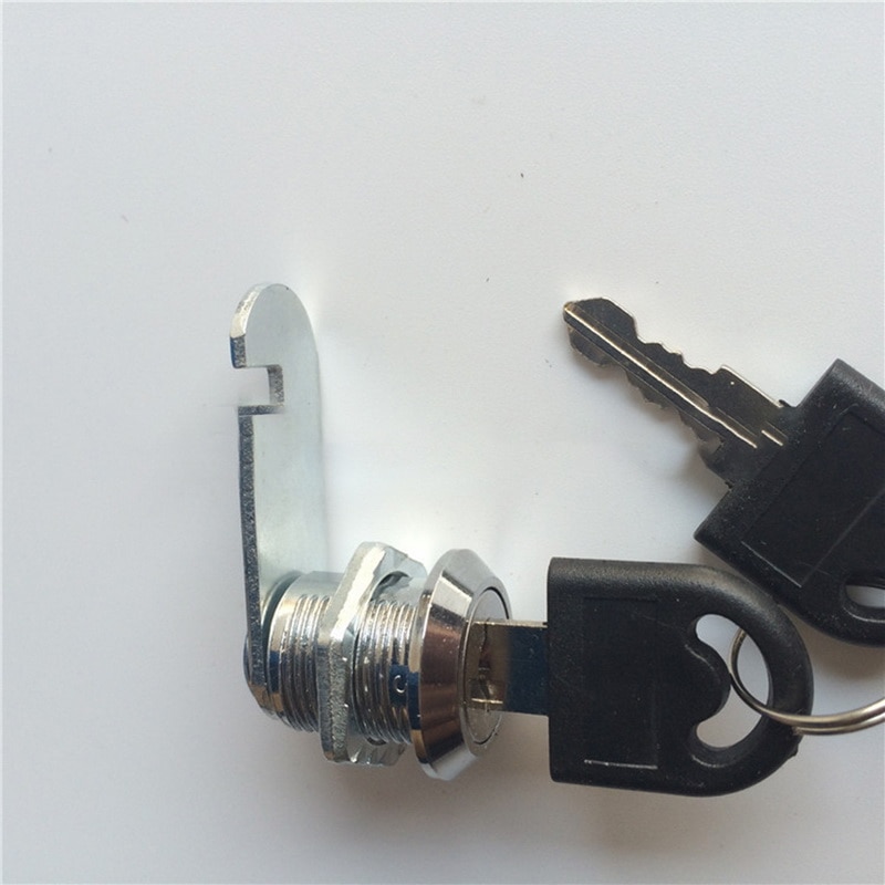 1Pcs Rotary Circular Tongue Lock For Home Office Door Cabinet Mailbox Drawer Cupboard Security Furniture Lock With Plastic Keys