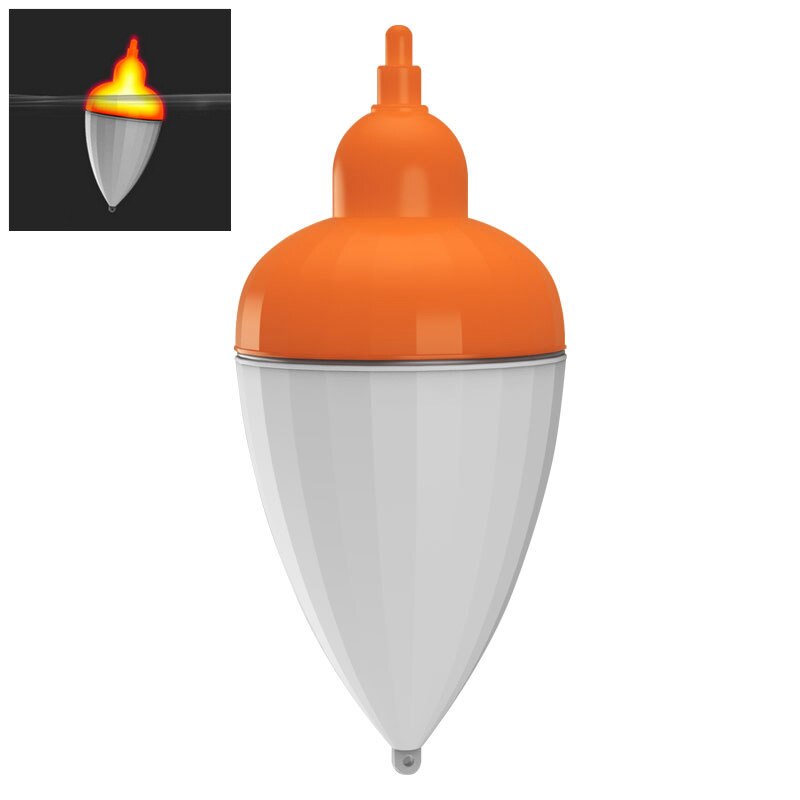 Galleggiante da pesca 50g Smart Sensor Elettrica Galleggiante Da Pesca Luce Stroboscopica Luminoso Mare Roccia Pesca Alla Carpa Galleggiante