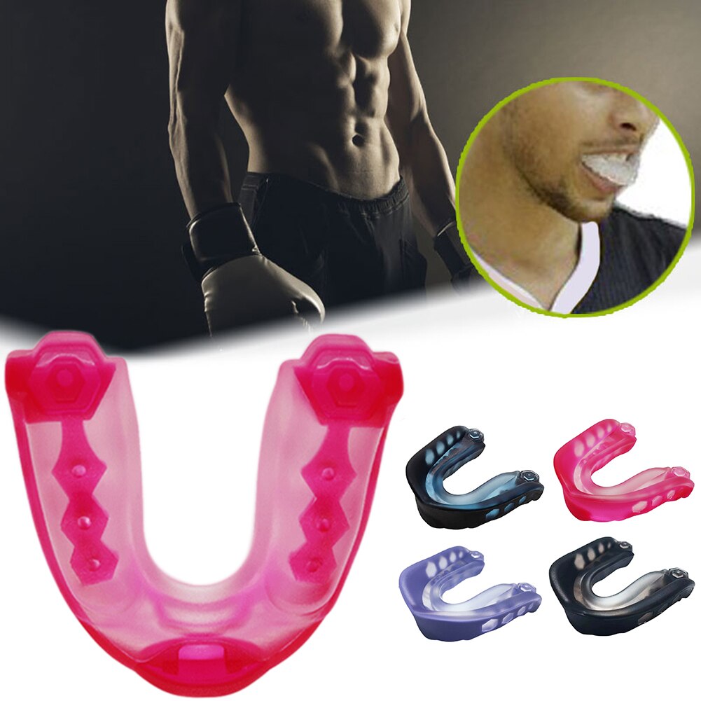 Soft Sports With Box Training Safety Basketball Mouth Guard Adults EVA Football Universal Boxing Sanda Teeth Protect Odorless