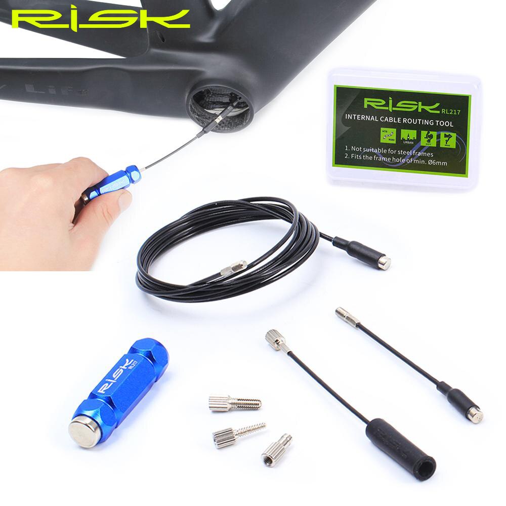 Bicycle Internal Cable Routing Tool Shift Cable Hydraulic Wire Inner Cable Guide with Magnet Bike Parts