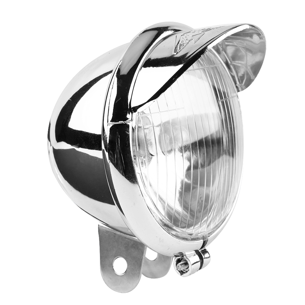 Motorfiets Universele DC 12V Retro Mistlampen Koplamp Lamp Moto Werken Spot Light Head Lamp Wit Auto Koplamp