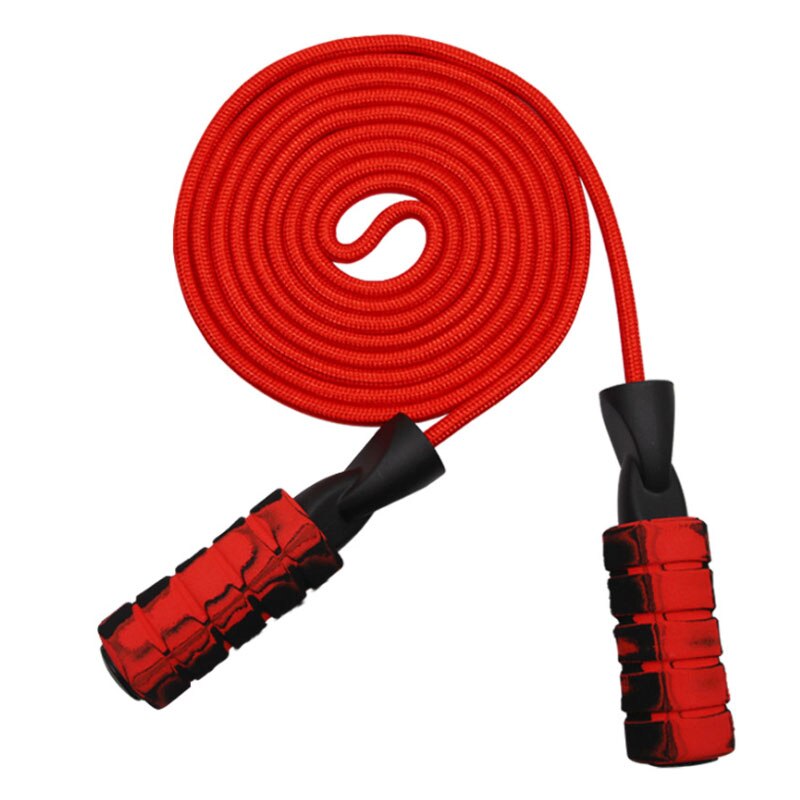 Cuerda de saltar de velocidad, cuerdas de saltar de Fitness, ejercicio, entrenamiento ajustable, Boxeo MMA, entrenamiento, Crossfit, hombres, mujeres, equipo de gimnasia para niños: Red with Black