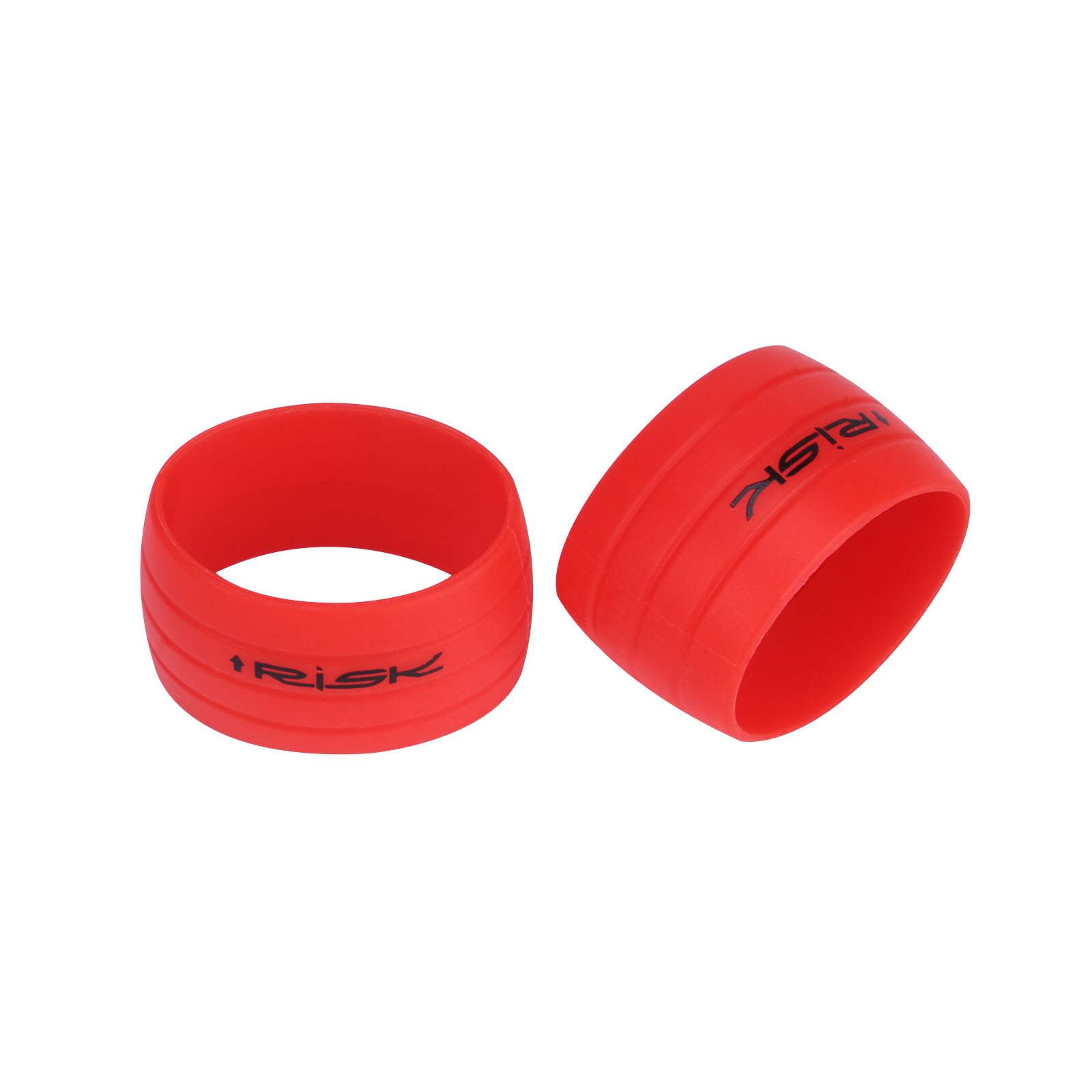 1 paar Silikon Fahrrad Stecker Lenker Band Ring Anti-Überspringen Wasserdichte Gummi beständig Straße Fahrrad Stecker für Fahrrad Bar Gurt Ring: rot