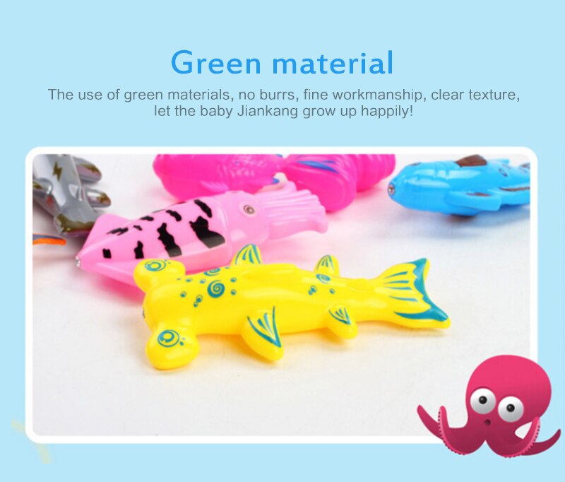 Kinderen Jongen Meisje Vissen Speelgoed Set Magnetische Play Water Baby Speelgoed Vis Vierkante Voor Kinderen 25/26/39 stuks Zomer Pretend Huis
