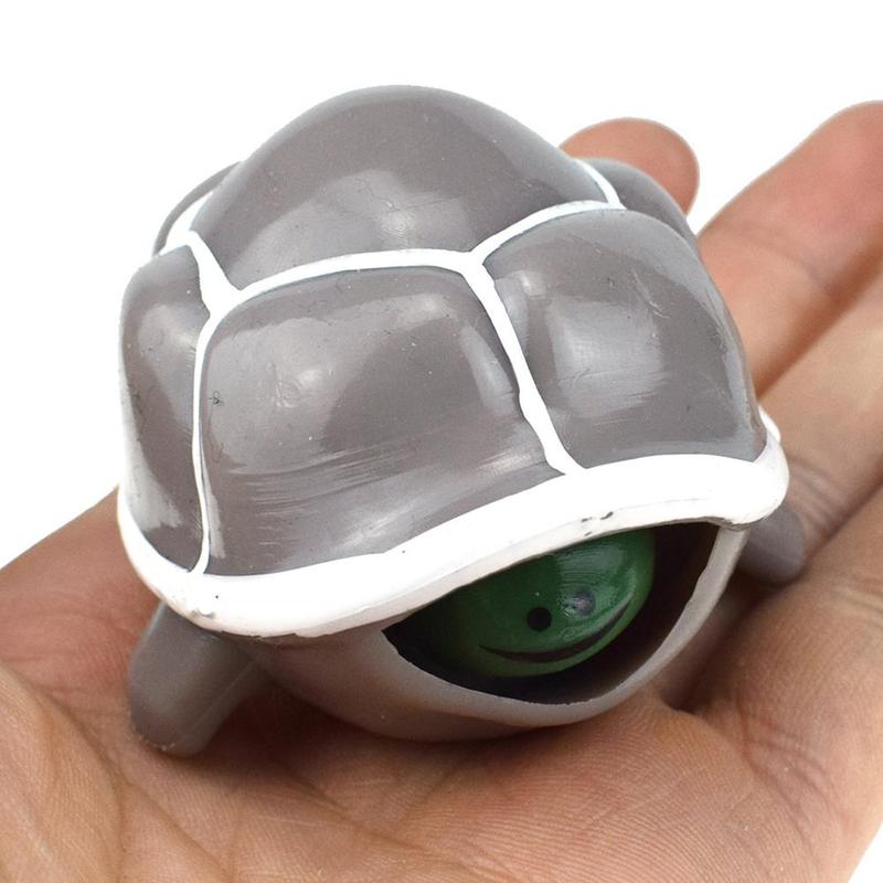 Funny Telescopic Head Turtle Stress Relief Fidget Toys Keychain Improve Focus Toy
