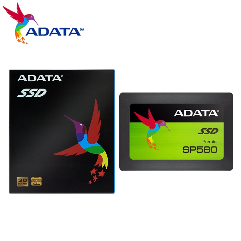 Adata  sp580 ssd 120gb 240gb 480gb 2.5 tommer sata iii original lagerdisk til pc desktop notebook internt solid state-drev