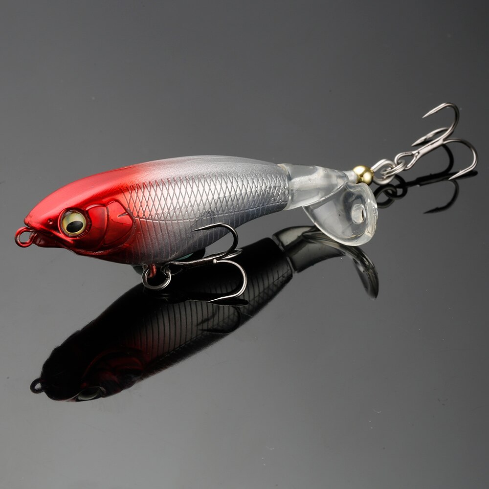 BOTE 70mm 85mm Whopper Plopper Schwimm Rotierenden Schwanz Künstliche Harten Köder Angeln Lockt 5,8g 10,5g Harte köder Bass Lockt: G / 85mm