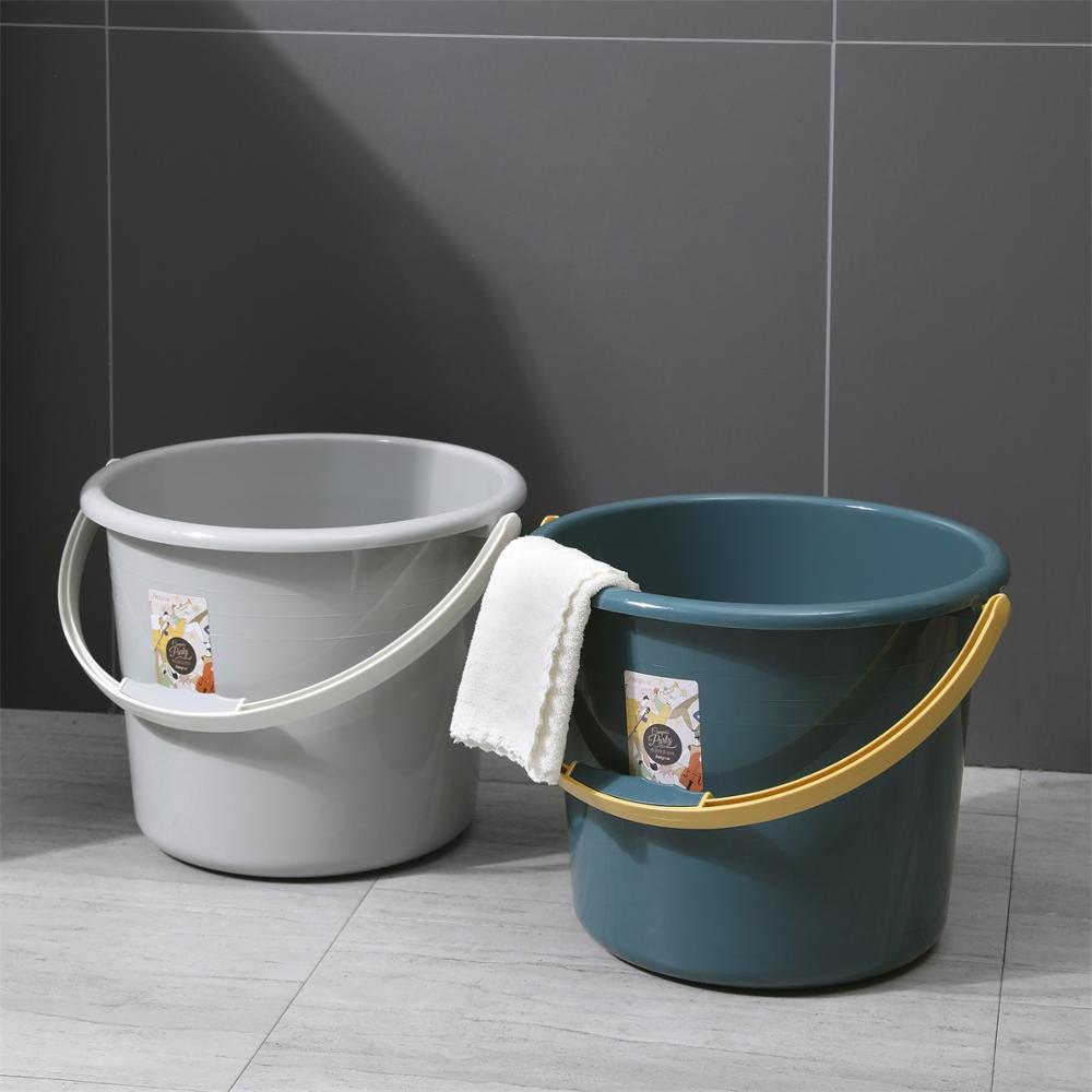 Plastic Bucket Bathroom Mop Buckets Portable Water Container Camp Outdoor Fishing Car Wash Bucket Large Buckets with Handle