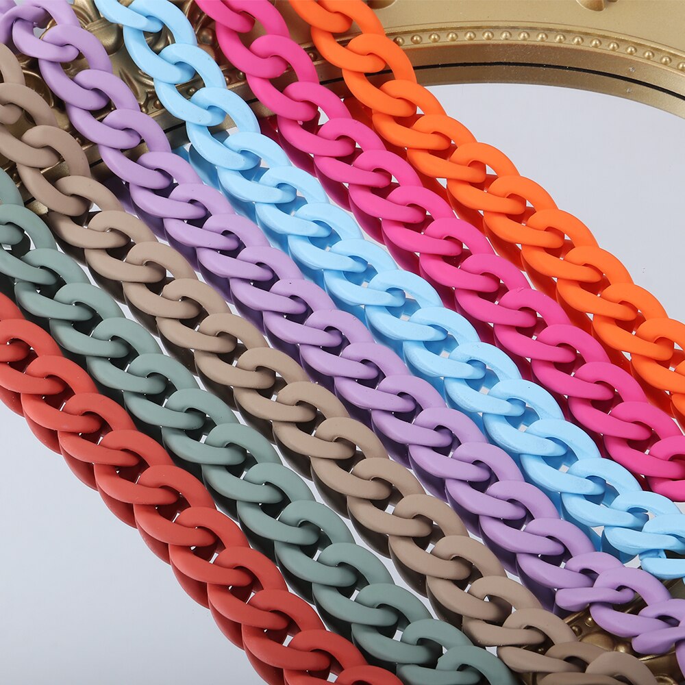 Matte Farbe Acryl Sonnenbrille Ketten Für Frauen Männer Lesebrille Ketten Brillen Kabel Halter Neck Kette Strap Lanyard
