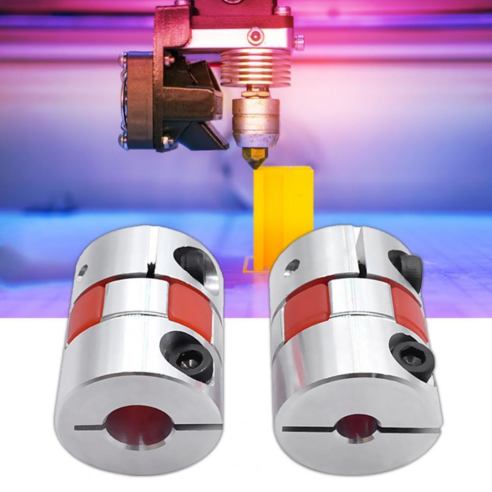 Welle Kupplung Zerlegbare flexibel Aluminium Legierung Integration Pflaume Koppler für 3D Drucker Aluminium Motor- Kiefer Welle Koppler