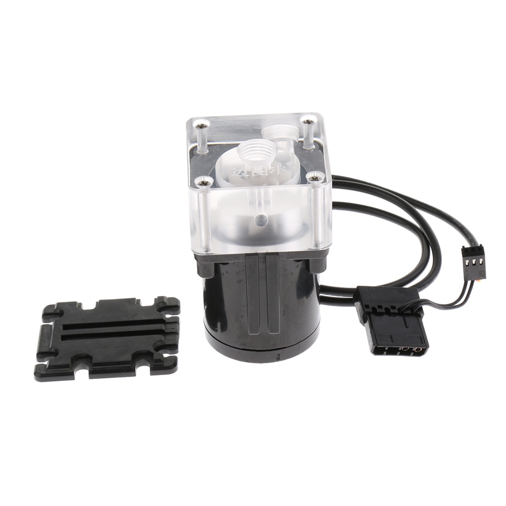 Silent CPU Watering Cooling Circulating Pump Water Cooled Water Tank Integrated PWM Speed Adjusting combo reservoir 12v 0.5A