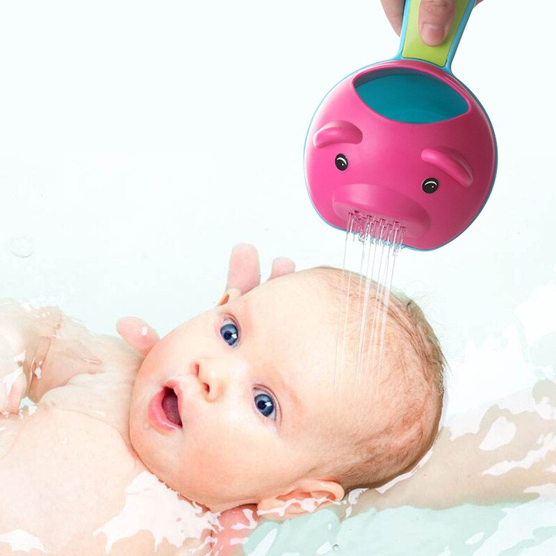 Vaso de champú de plástico PP para bebés y niños, lavador de cabeza para lavado de bebés, colorido