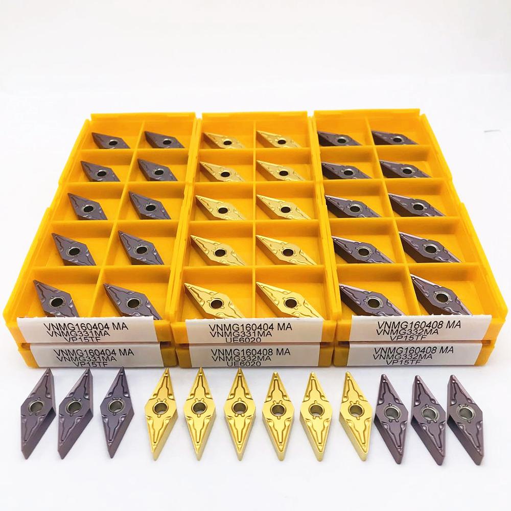 VNMG160408 VNMG160404 UE6020 VP15TF US735 herramienta de torneado externo, inserto de carburo, herramienta CNC, herramienta de torneado de metal, inserción VNMG