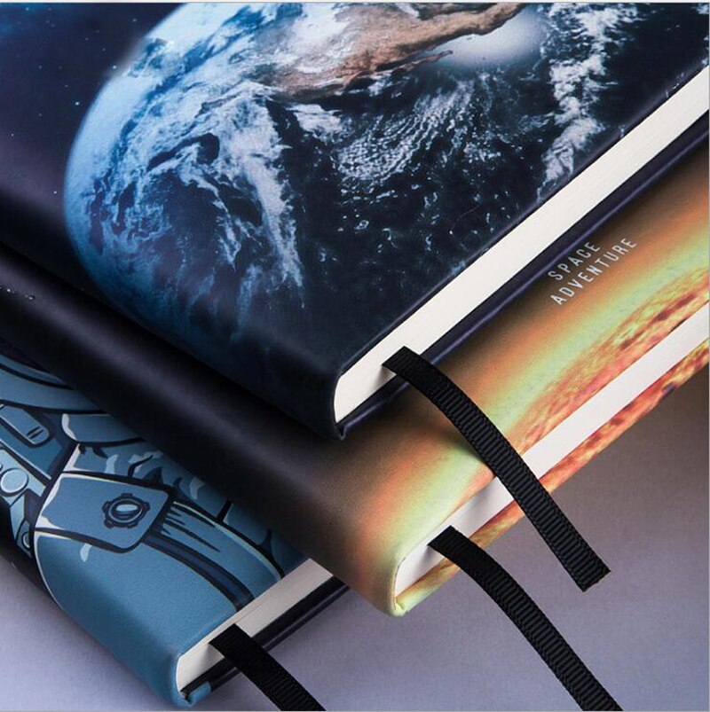 A5 Space Planet Notebook with lock 365 Days Notebook Notepad