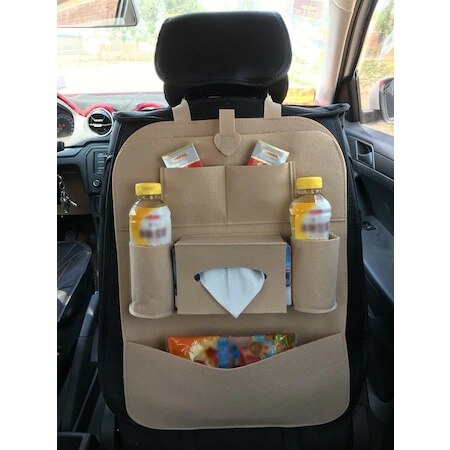 Autostoel rugleuning organizer opbergvak auto goederen regelgevende cel