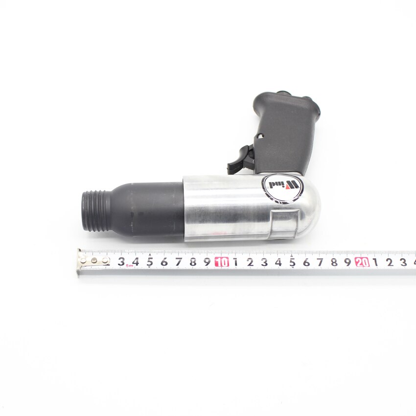 4 Chisels Heavy Duty Long Barrel Air Hammer Straight Type Pneumatic Hammer Tool Kit