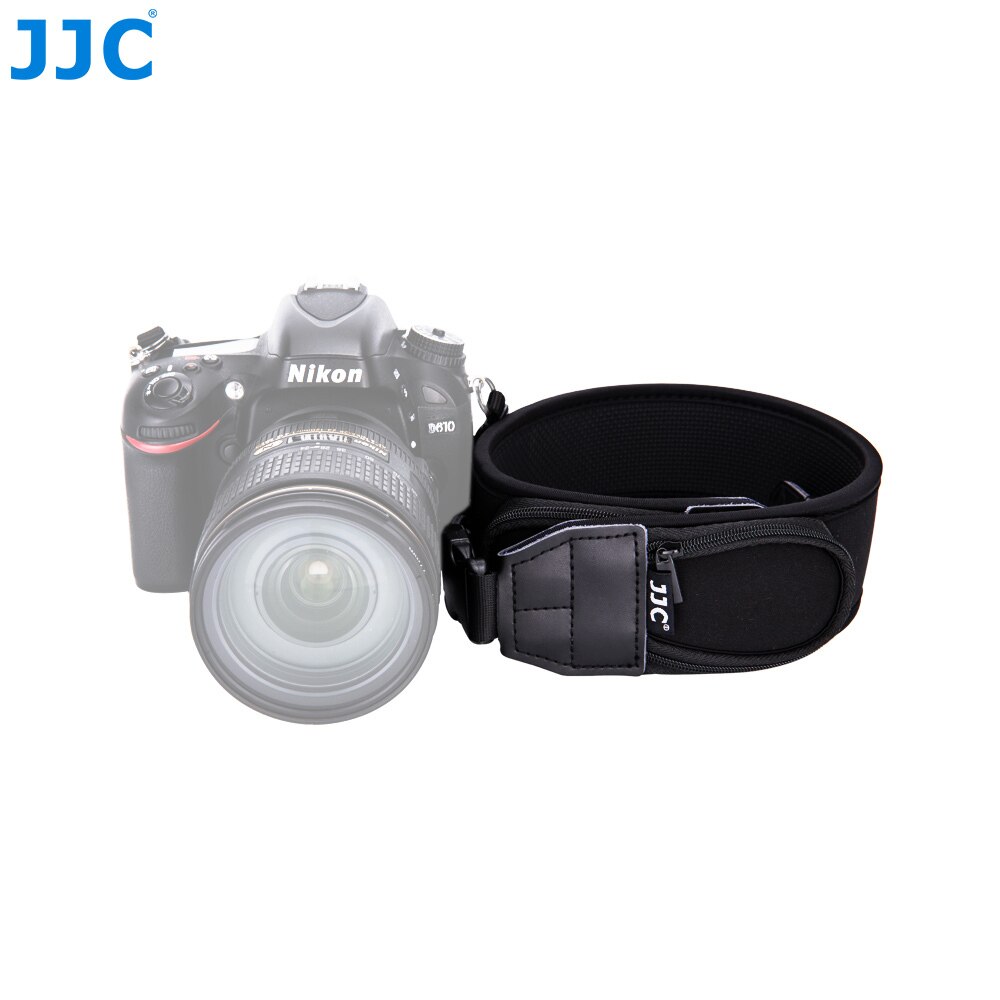 Jjc Quick-Release Neck Strap Met Pouch Dslr Brede Schouderbanden Camera Neck Riem Voor Canon Nikon Sony Pentax fujifilm Sigma