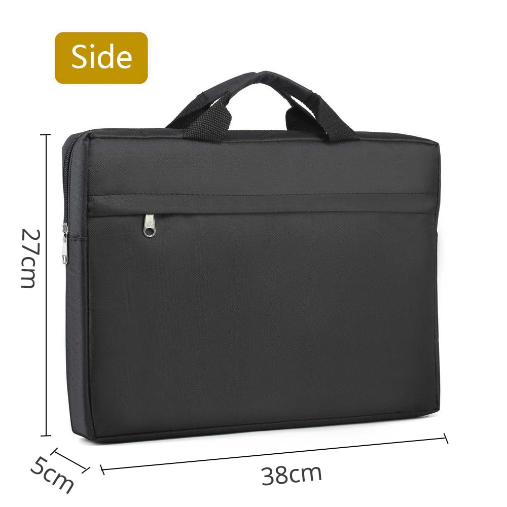 Business Document Notebook Laptop Bag Portable Men Handbag Oxford Document Organizer Briefcase Bag File Messenger Shoulder Bag