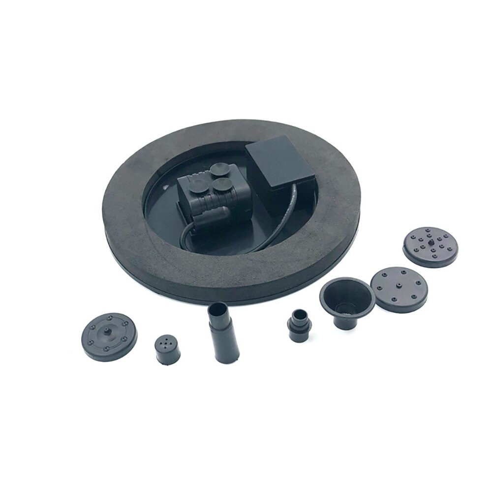 Drtools Mini Round Solar Suspension Floating Water Fountain For Garden Decoration Solar Fountain Pool Pond Decor Easy To Install